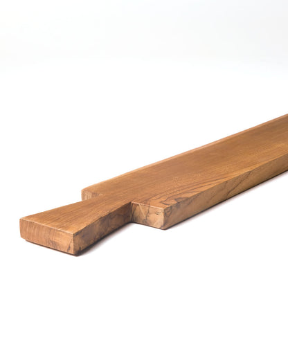 Tabla para servir madera de teca Cirebon,  altura 2 cm largo 90 cm profundidad 10 cm