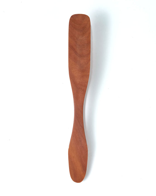 Pinza de cocina de madera natural de sawo Ceram, hecha a mano,  altura 5 cm largo 20 cm profundidad, fabricado en Indonesia