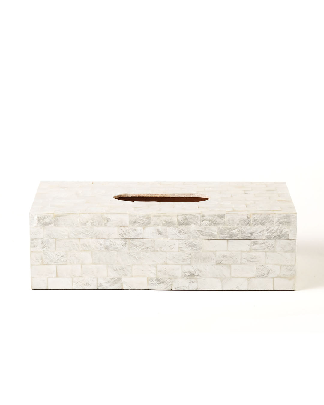 Buton Mother of Pearl Tissue Holder