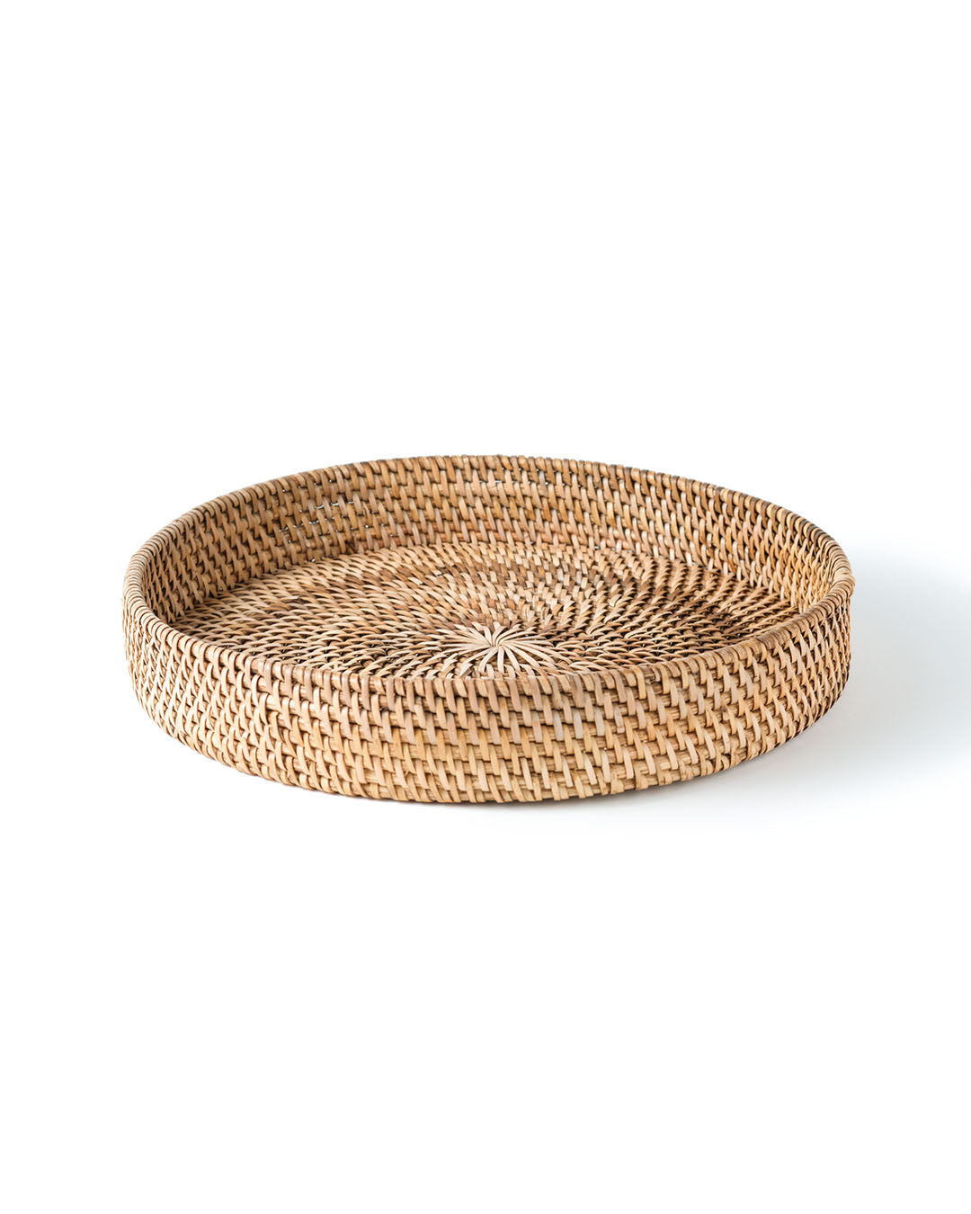 Bogora Round Rattan Tray