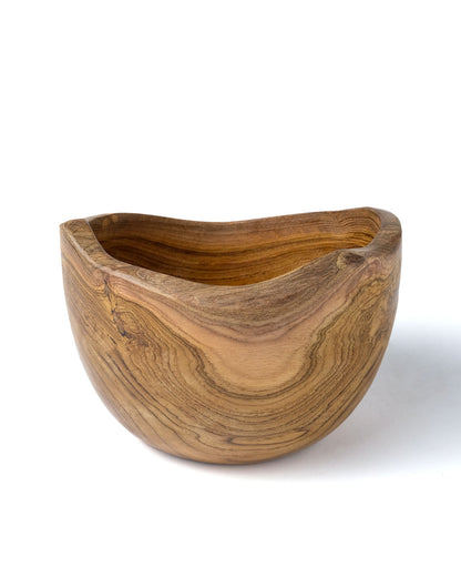 Weta irregular teak bowl