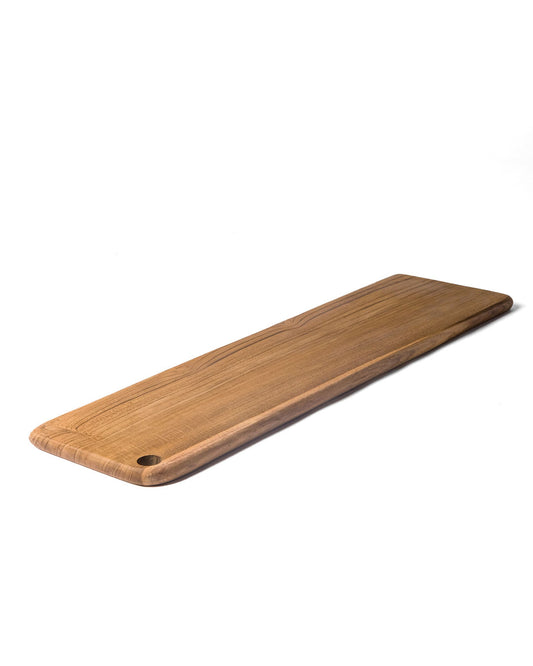 Tabla para servir madera de teca,  altura 2 cm largo 70 cm profundidad 20 cm Pekambaru