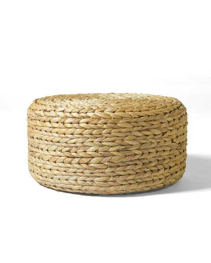 Puff Krakal echo a mano en Indonesia de jacinto de agua ,Ø 40 cm de 4 alturas diferentes