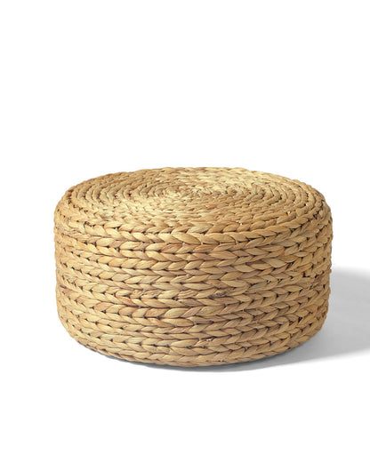 Puff Krakal echo a mano en Indonesia de jacinto de agua ,Ø 40 cm de 4 alturas diferentes