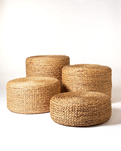 Drini water hyacinth pouf, diameter 60 cm