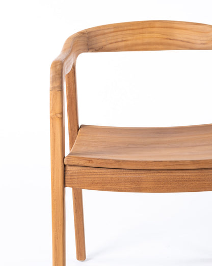 Solor teak star chair