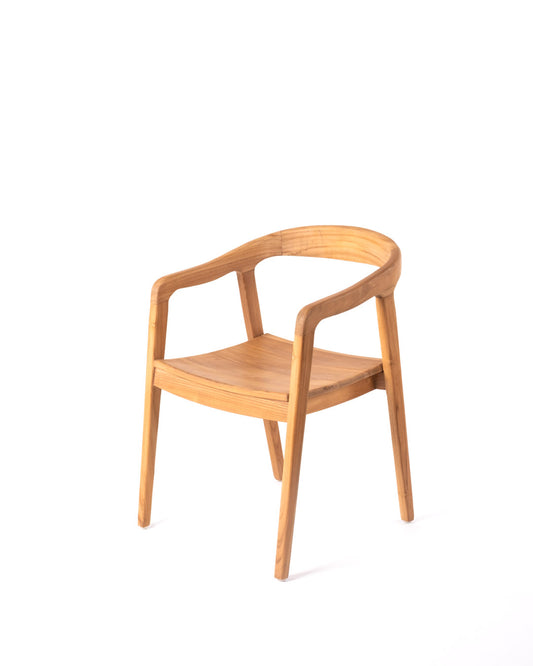 Silla madera maciza de teca estrella de teca Solor