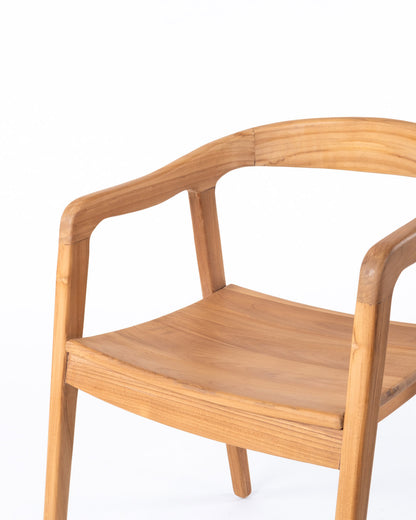 Solor teak star chair