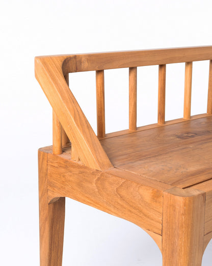 Sipura low back teak bench