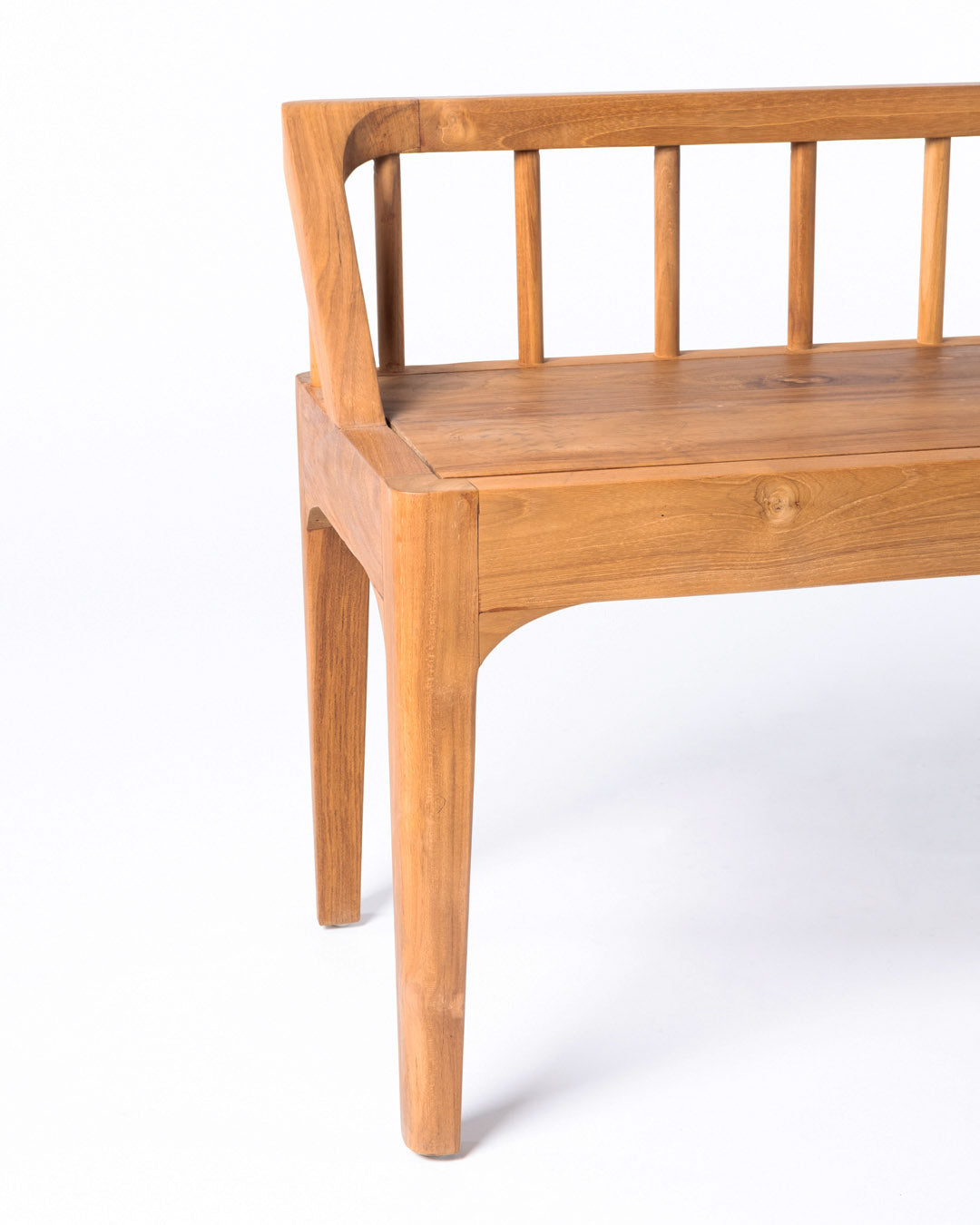 Sipura low back teak bench