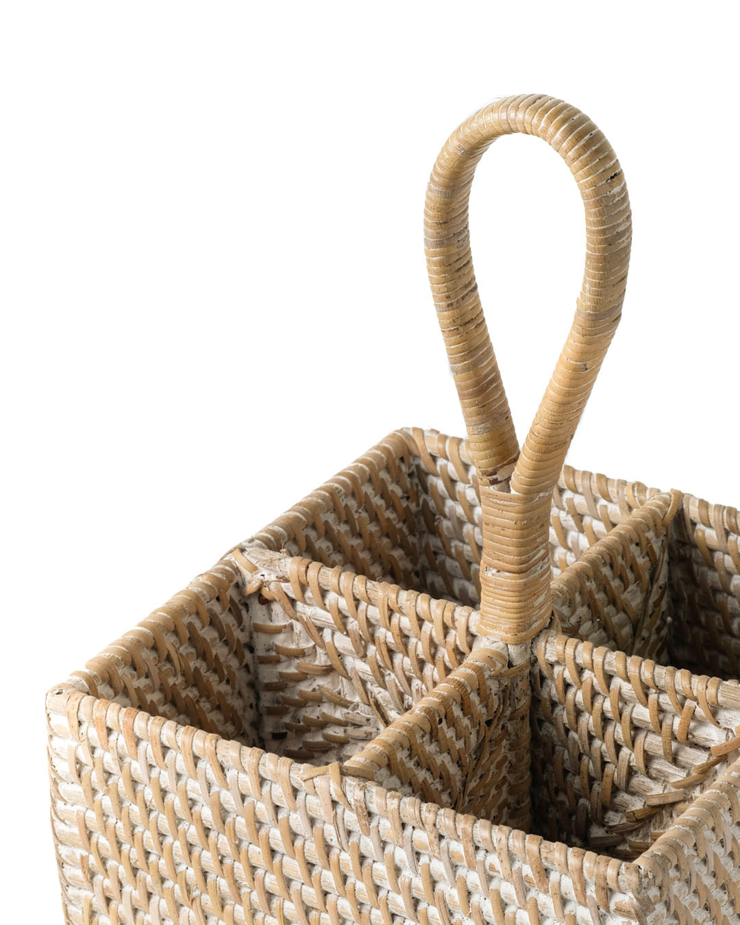 Pekanbaru rattan cutlery holder