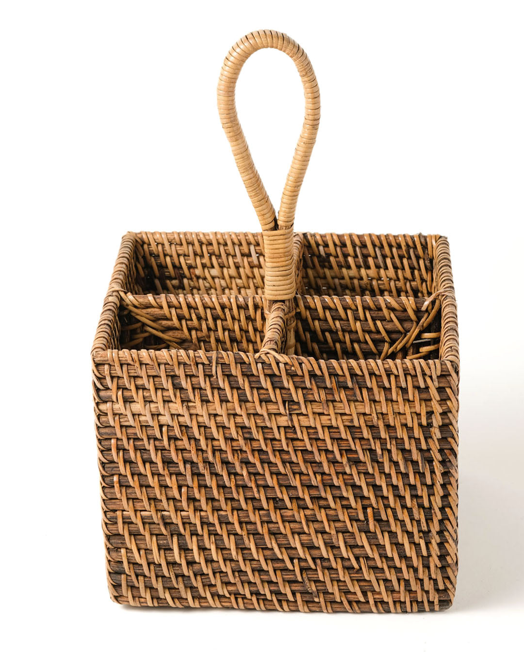 Pekanbaru rattan cutlery holder