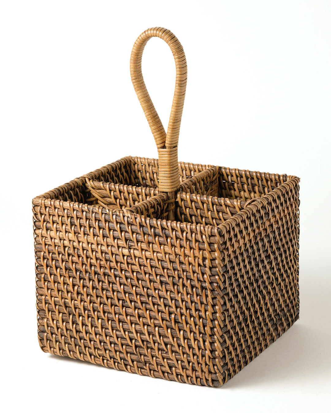 Pekanbaru rattan cutlery holder