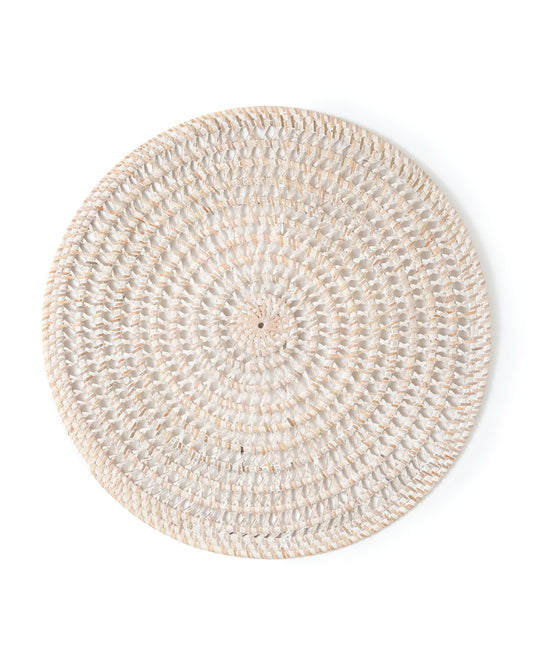 Balikpan B openwork rattan placemat 35 cm