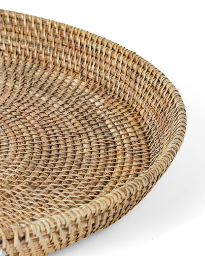 Bougenville rattan tray