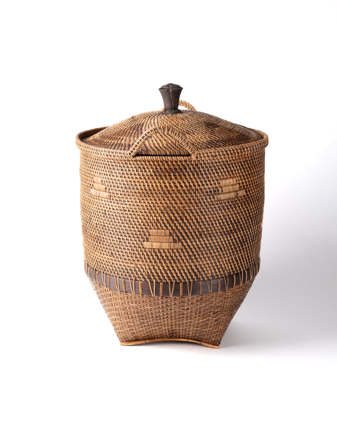 Panier en rotin des îles Togian avec couvercle 60 H