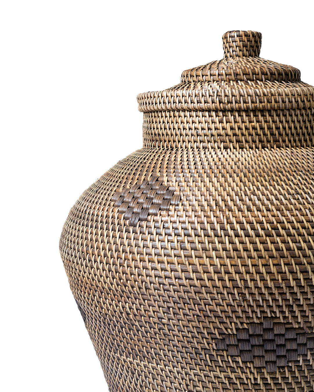 Rattan vase Obi islands decoration