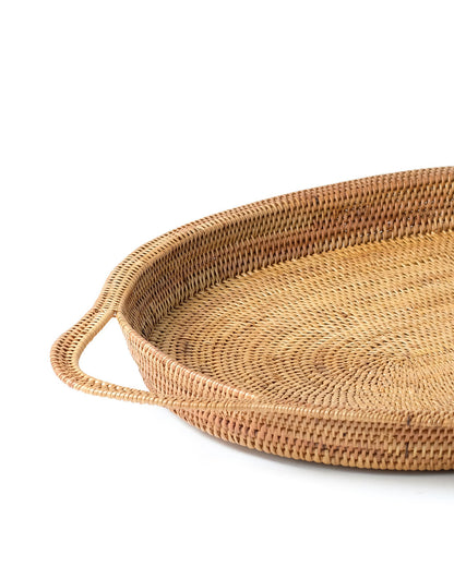 Rattan tray with handles Alor