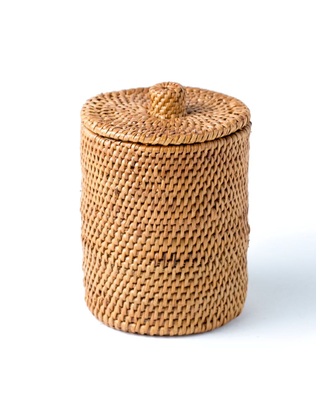Gebe rattan candy bowl with lid
