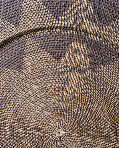 Tidore rattan plate 100 cm
