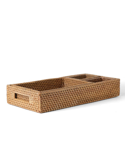 Set of 4 Siberut rattan trays